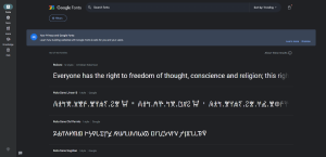 fuentes web de google