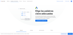 planificador de palabras clave